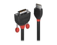 Lindy Câble HDMI vers DVI-D, Black Line, 1m