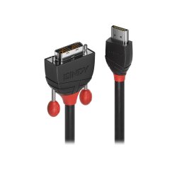Lindy Câble HDMI vers DVI-D, Black Line, 1m