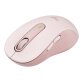 Logitech Signature M650 L - mouse - large size - Bluetooth, 2.4 GHz - rose