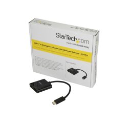 StarTech.com Adaptateur USB-C vers DisplayPort avec USB Power Delivery - 4K 60 Hz