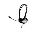 Auriculares con cable MCL CSQ-M/USB- A Negro, Plata
