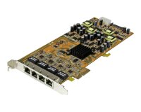 StarTech.com Carte réseau PCIe à 4 ports Gigabit Power over Ethernet - NIC PCI Express PSE / PoE