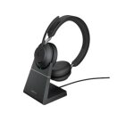 Jabra Evolve2 65 Casque Sans fil Arceau Bureau/Centre d'appels USB Type-C Bluetooth Socle de chargement Noir