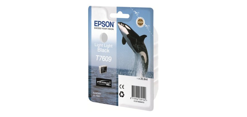 Epson T7609 - light light black - original - ink cartridge