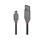 Lindy Câble USB 2.0 type A vers Mini-B, Anthra Line, 2m