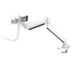 Neomounts NM-D775DX3WHITE Support d'écran à fixer 17-27" - ressort à gaz - Topfix - arrêt 180°