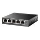 TP-Link TL-SG105PE commutateur réseau Géré L2 Gigabit Ethernet (10/100/1000) Connexion Ethernet, supportant l'alimentation via ce port (PoE) Noir