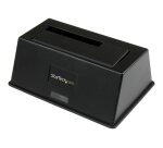 StarTech.com Station d'Accueil pour Disque Dur USB 3.0 à SATA à Baie Unique, Dock pour Disque Dur USB 3.0 (5 Gbps), Dock pour HDD/SSD Externe 2,5/3,5" SATA I/II/III, Baie pour Disque Dur à Chargement par le Haut