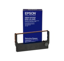 Epson ERC 23BR - 1 - noir, rouge - ruban d'impression
