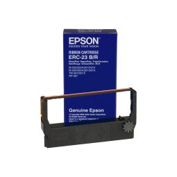 Epson ERC 23BR - 1 - black, red - print ribbon