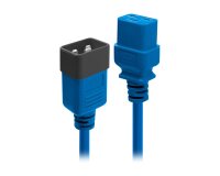 Lindy 30121 câble électrique Bleu 2 m Coupleur C19 Coupleur C20