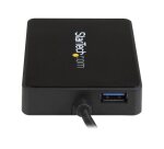 StarTech.com Adaptateur USB-C vers Ethernet Gigabit Double avec Port USB 3.0 (Type-A) - Adaptateur Réseau Gigabit USB Type-C