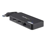 StarTech.com Mini Dock USB 3.0 - Station d'Acceuil USB-A Double Écran avec Vidéo DisplayPort 4K 60Hz & Gigabit Ethernet - Câble 30 cm - Adaptateur USB 3.1 Gen 1 Type-A pour PC Portable