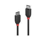 Lindy Câble USB 3.2 Type C de 0.5m, 20Gbit/s, 60W PD, noir