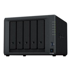 Synology DiskStation DS1522+ serveur de stockage NAS Tower SoC AMD Embedded série R R1600 8 Go DDR4 0 To DiskStation Manager Noir