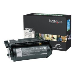 Toner laser lexmark t632/t634/x630/x632 12a7465 couleur noir haute capacite 32000p
