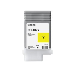 Canon inktcartridge PFI-107, 130 ml, OEM 6708B001, geel