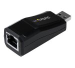 StarTech.com Adaptateur Réseau USB 3.0 vers RJ45 Gigabit Ethernet - 10/100/1000Mbps - Noir