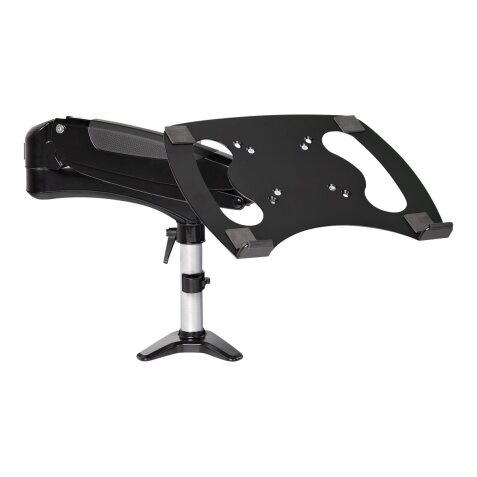 StarTech.com Support de Bureau pour Ordinateur Portable - Bras Articulé PC Portable ou Écran 34"(15kg) - Support VESA - Plateau Ordinateur Portable et Notebook Réglable - Fixation Pince Bureau