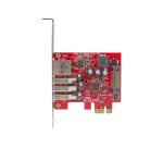 StarTech.com Carte PCI Express à 3 ports USB 3.0 (5Gbps) et 1 port Gigabit Ethernet avec UASP