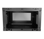 StarTech.com Armoire Réseau Murale à 2 Montants 6U avec Étagère 1U, Armoire Serveur Murale 19" à Charnières pour Équipement IT/AV/Électronique/Ordinateur, Armoire Rack Ventilée Flexible