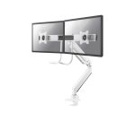 Neomounts NM-D775DXWHITE Support d'écran à fixer 10-32" - ressort à gaz - Topfix - arrêt 180°
