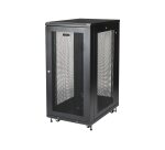 StarTech.com Armoire Rack Serveur 24U à 4 Montants, Armoire Verrouillable 19" pour Ordinateur/AV/Équipement IT, Rack Réseau pour Bureau/Domicile avec Roulettes et Rails de Montage Ajustables