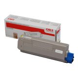 44315305 OKI C610 Toner YellowLOW  6000Pages