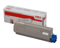 44315305 OKI C610 Toner GeelLOW  6000pag.