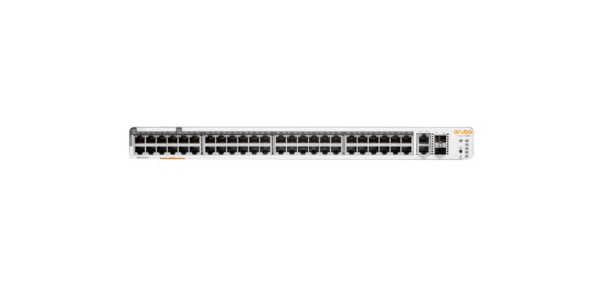 HPE Aruba Networking Networking Instant On Switch 40p Gigabit CL4 8p Gigabit CL6 PoE 2p 10GBT 2p SFP+ 600W 1960