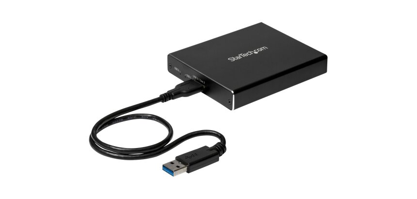 StarTech.com Boîtier USB 3.1 (10 Gb/s) dual slot pour SSD M.2 NGFF SATA avec RAID
