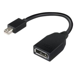 Lenovo 4X90L13971 câble DisplayPort Mini DisplayPort Noir