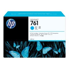 HP 761 cartouche d'encre DesignJet cyan, 400 ml