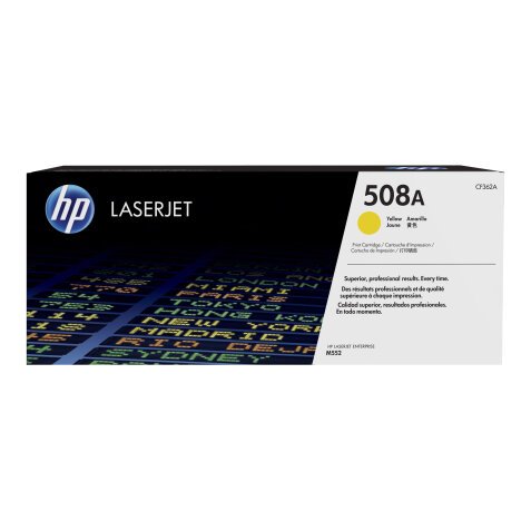 HP 508A - geel - origineel - LaserJet - tonercartridge (CF362A)