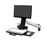 Ergotron Styleview Sit-Stand Combo Arm 61 cm (24") Mur Aluminium