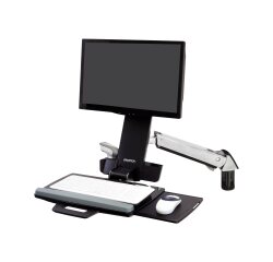 Ergotron Styleview Sit-Stand Combo Arm 61 cm (24") Mur Aluminium