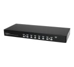 StarTech.com Kit de commutateur KVM USB à montage sur rack 1U 8 ports avec affichage à l'écran et câbles