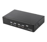 StarTech.com Switch KVM DisplayPort à 4 Ports - 4K60Hz - Écran Unique - Switch KVM USB UHD DP 1.2 à 2 Ports avec Hub USB 3.0 Intégré et Audio - Dell HP Apple Lenovo - Conforme TAA
