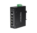 Trendnet TI-E50 commutateur réseau Non-géré Fast Ethernet (10/100) Noir