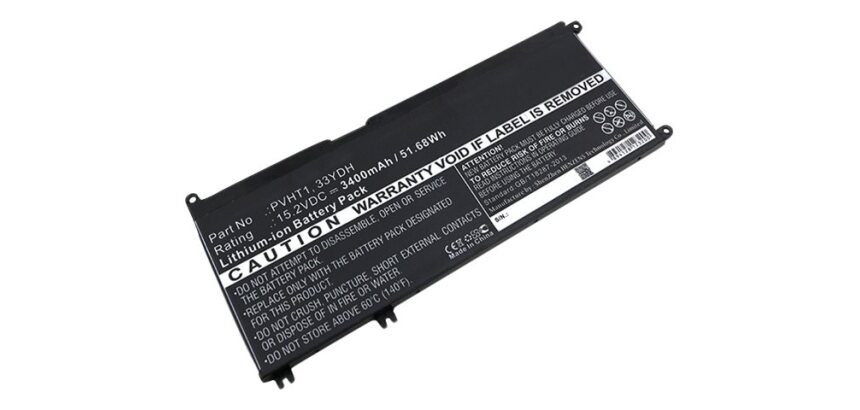 DLH Batterie Li-Pol 15.2V 3400mAh 52Wh - 33YDH / 033YDH / PVHT1 / 99NF2 / W7NKD / 7FHHV