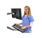 Ergotron LX Wall Mount Keyboard Arm Argent