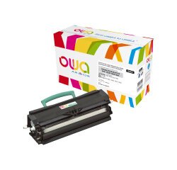 Toner remanufacturé OWA - haute capacité - Noir - pour LEXMARK E352H21E, E352H11E, DELL 593-10237, IBM 39V1641