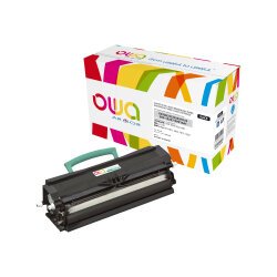 Toner remanufacturé OWA - haute capacité - Noir - pour LEXMARK E352H21E, E352H11E, DELL 593-10237, IBM 39V1641