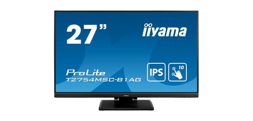 iiyama ProLite T2754MSC-B1AG écran plat de PC 68,6 cm (27") 1920 x 1080 pixels Full HD LED Écran tactile Multi-utilisateur Noir