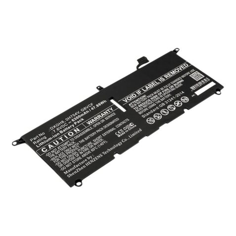 DLH Batterie Li-Pol 7.6V 6842mAh 52Wh - 0H754V / DXGH8 / G8VCF / 0DXGH8 / HK6N5 / WDK63 / G7GV0 / 451-BCRE