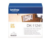 Brother DK-11240 - Rouleau d'étiquettes original – Noir sur blanc, 102 x 51 mm