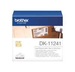 Brother DK-11240 - Rouleau d'étiquettes original – Noir sur blanc, 102 x 51 mm