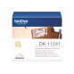 Brother DK-11240 - Rouleau d'étiquettes original – Noir sur blanc, 102 x 51 mm