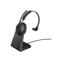 Jabra Evolve2 65, MS Mono Casque Sans fil Arceau Bureau/Centre d'appels USB Type-A Bluetooth Noir