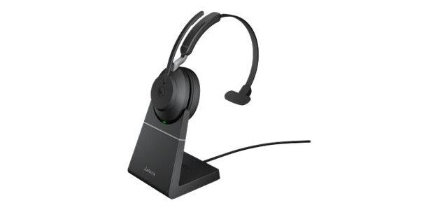 Jabra Evolve2 65 Casque Sans fil Arceau Bureau/Centre d'appels USB Type-A Bluetooth Socle de chargement Noir